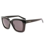 Lanvin Fyrkantiga Acetat Solglasögon Black, Dam