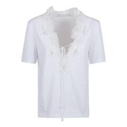 Ermanno Scervino Vit T-shirt Lyxig Mångsidig Statement White, Dam