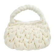 JW Anderson Stilren Cable Knit Väska Beige, Dam