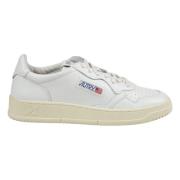 Autry Low Leather Medalist Sneakers White, Dam