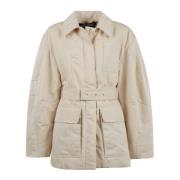 Jacquemus Stilren Bari Jacka Beige, Dam