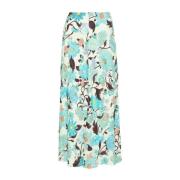 Stella McCartney Multifärgad Mint Midi Kjol Multicolor, Dam