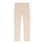 Eleventy Jeans med avsmalnande ben Beige, Herr