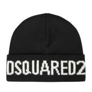 Dsquared2 Stilig Hatt för Män och Kvinnor Black, Herr