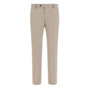 Boggi Milano B Aria B Aria Byxor i Stretch Ren Ull Beige, Herr