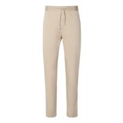 Calvin Klein Beige Byxor i slät tyg Slim Fit Beige, Herr