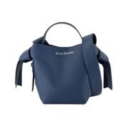 Acne Studios Blå läder crossbody väska Blue, Herr