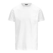 K-Way Jersey T-shirt för män White, Herr