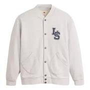 Levi's Bomber Cardigan White, Herr