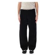 Ralph Lauren Canvas Carpenter Trousers Black, Herr