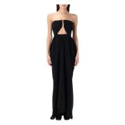 Rick Owens Amphora Prong Gown Black, Dam