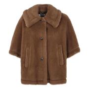 Max Mara Klassisk Teddy Cape Brown, Dam