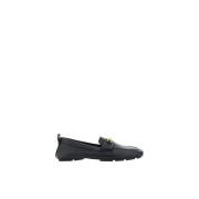 Versace Metallic Medusa Head Läderloafers Black, Herr