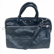 Balenciaga Vintage Pre-owned Laeder handvskor Black, Herr