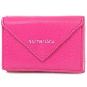 Balenciaga Vintage Pre-owned Laeder plnbcker Pink, Dam