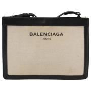 Balenciaga Vintage Pre-owned Canvas balenciaga-vskor Beige, Dam