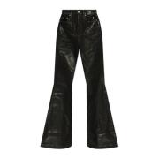 Rick Owens Bolan Bootcut Jeans Black, Dam