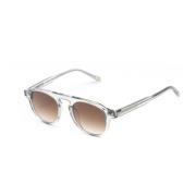 Belstaff Handgjorda acetatsolglasögon White, Unisex