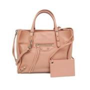 Balenciaga Vintage Pre-owned Laeder axelremsvskor Pink, Dam