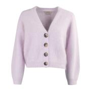 March23 Deborah Cardigan Purple, Dam