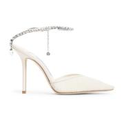 Jimmy Choo Nude Pumps för Kvinnor Ss25 White, Dam