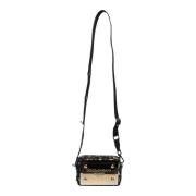 Dolce & Gabbana Leopard Jacquard Crossbody Väska med Avtagbar Rem Mult...