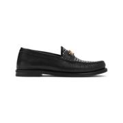 Amiri Svarta läderskor med loafersmodell Black, Herr