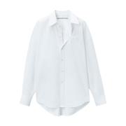 Alexander Wang Oversized Vit Bomullsskjorta White, Dam