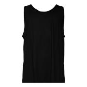 Dolce & Gabbana Svart Bomull Tank Top Black, Herr