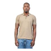 Hugo Boss Kontrast Trim Paddy Polo Beige Beige, Herr