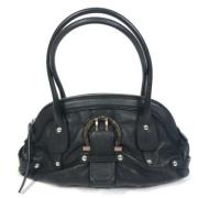 Salvatore Ferragamo Pre-owned Pre-owned Laeder handvskor Black, Dam