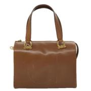 Salvatore Ferragamo Pre-owned Pre-owned Laeder handvskor Beige, Dam