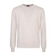 Barba Vit Sweatshirt för Män Aw24 White, Herr