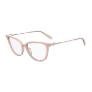 Love Moschino Multifärgade Acetatramar för kvinnor Pink, Dam