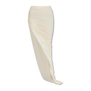 Rick Owens Draperad kjol Beige, Dam