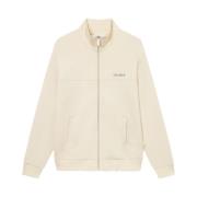 Les Deux Track Jacket med Ribbstickning Beige, Herr