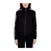 Guess Svart Bomull Hoodless Sweatshirt Dam Höst/Vinter Kollektion Blac...