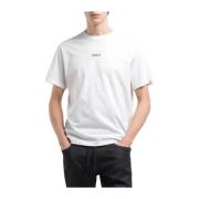 Replay Bomulls T-shirt White, Herr