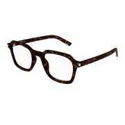 Saint Laurent Fyrkantiga solglasögon Brown, Unisex