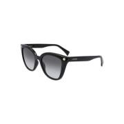 Lanvin Svart Montering Solglasögon Black, Unisex