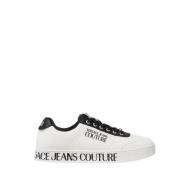 Versace Vita Låga Sneakers med Logomotiv White, Herr