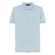 Polo Ralph Lauren Anpassad Slim Fit Bomull Mesh Polo Blue, Herr