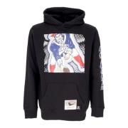 Mitchell & Ness NFL Stor Ansikte Hoodie Svart Black, Herr