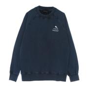 Mauna Kea Lättvikts Crewneck Raglan Sweatshirt Blue, Herr