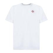 Casablanca Vit T-shirt med rött diamantlogo White, Herr