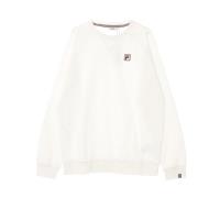 Fila Lättvikts Raglan Crew Neck Sweatshirt White, Herr