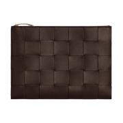 Bottega Veneta Brun Clutch Väska Elegant Stil Brown, Dam