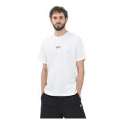 Versace Jeans Couture Vit T-shirt med Institutionellt Logotyp White, H...