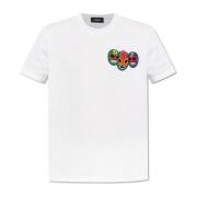 Dsquared2 Tryckt T-shirt White, Herr