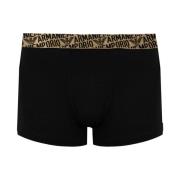 Emporio Armani Stiliga Boxers 2 Pack Black, Herr